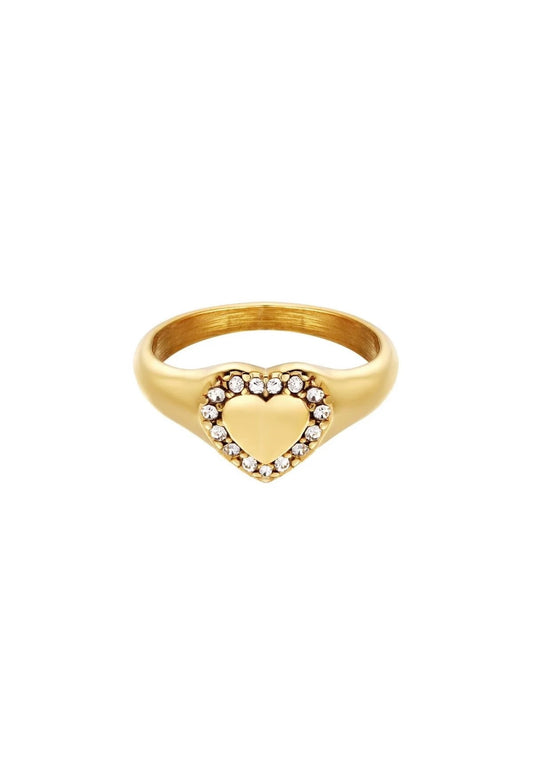Ring diamond heart