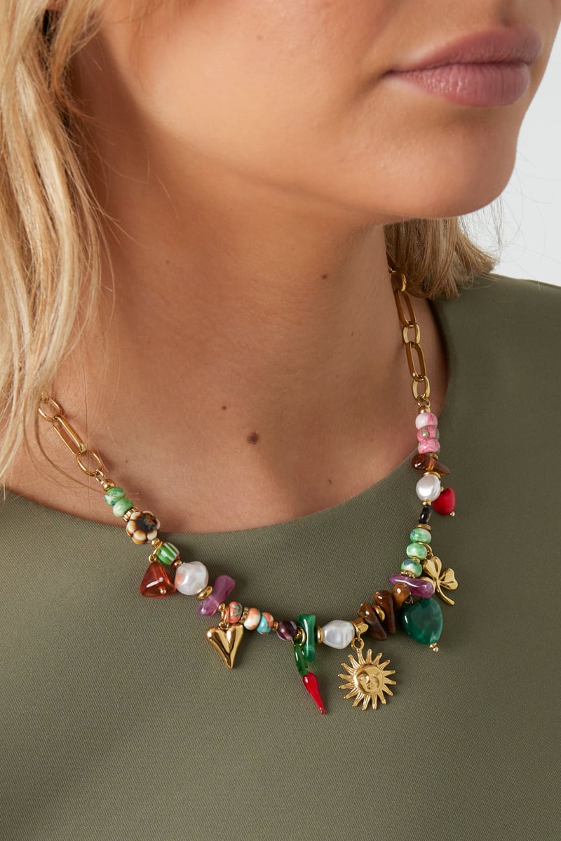 Kralenkettingen Ketting – Zon, Hart & Kralen