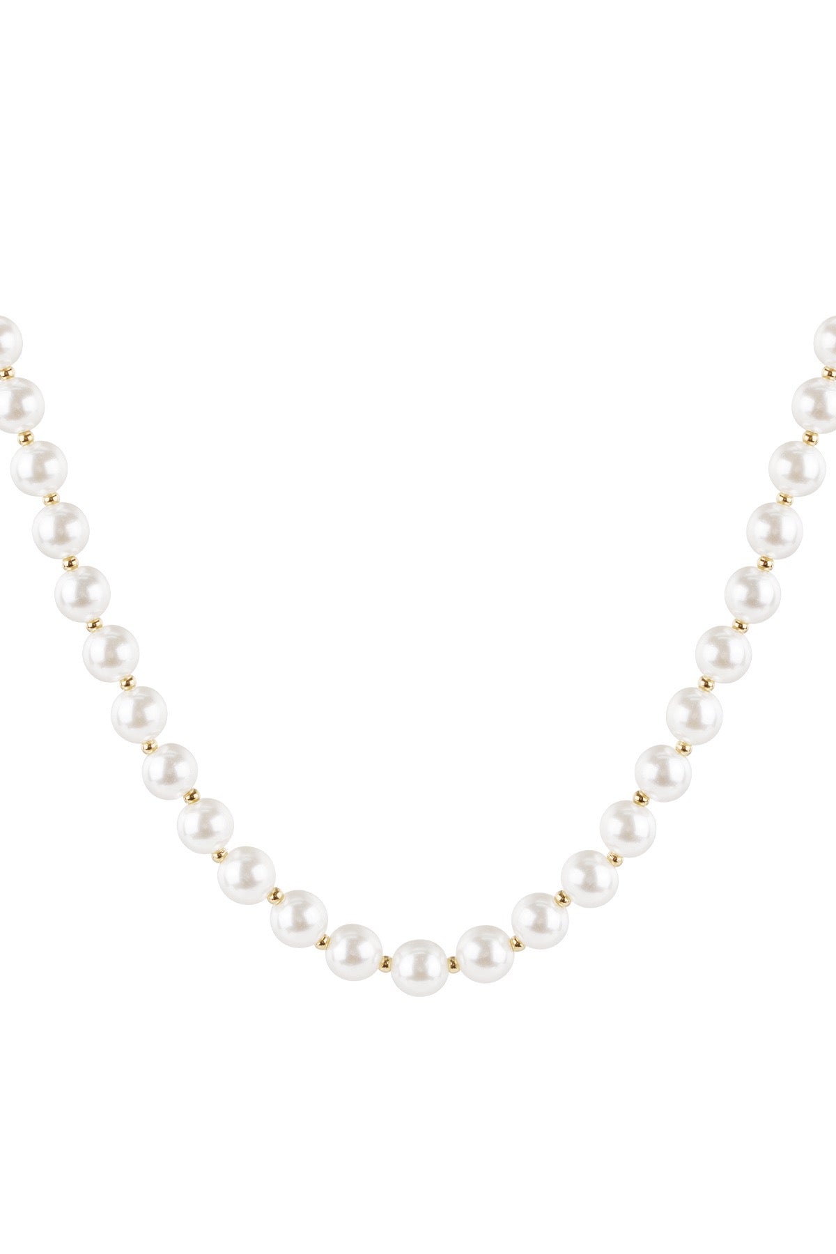 Ketting Pearls with a touch of gold