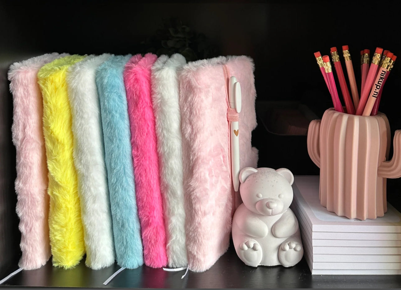 Diary Plush with lock A5