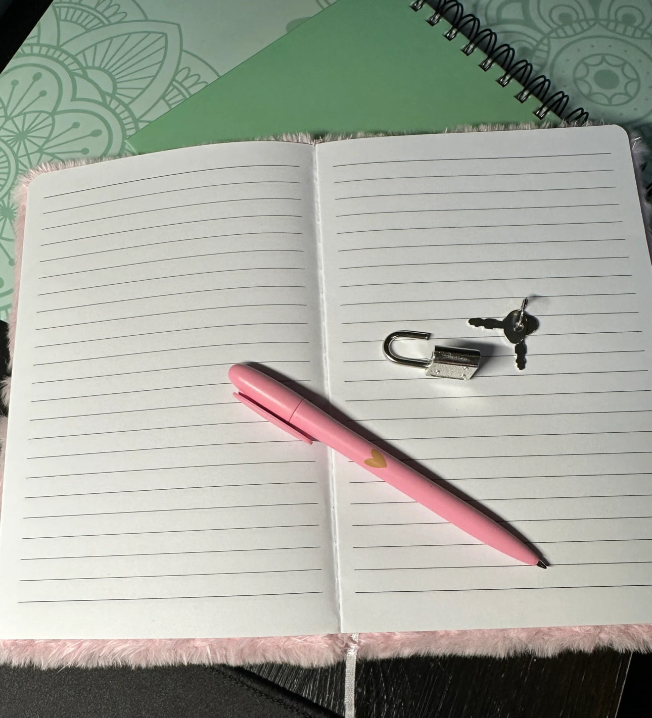Diary Plush with lock A5