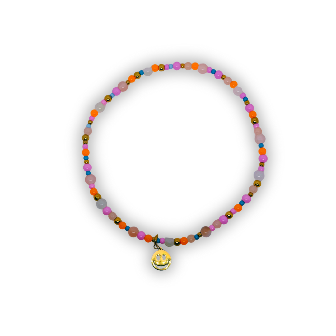 Beaded necklace Neon