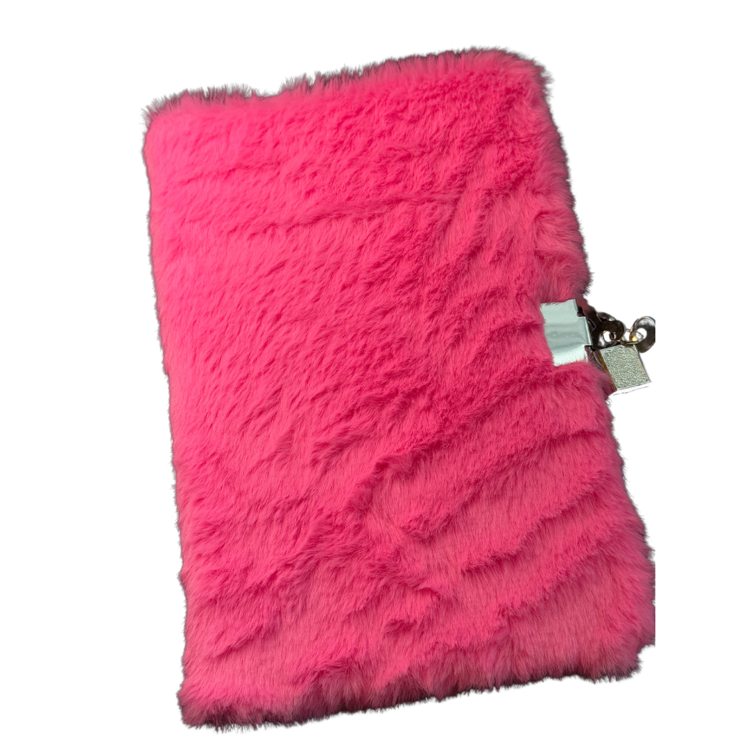 Diary Plush with lock A5