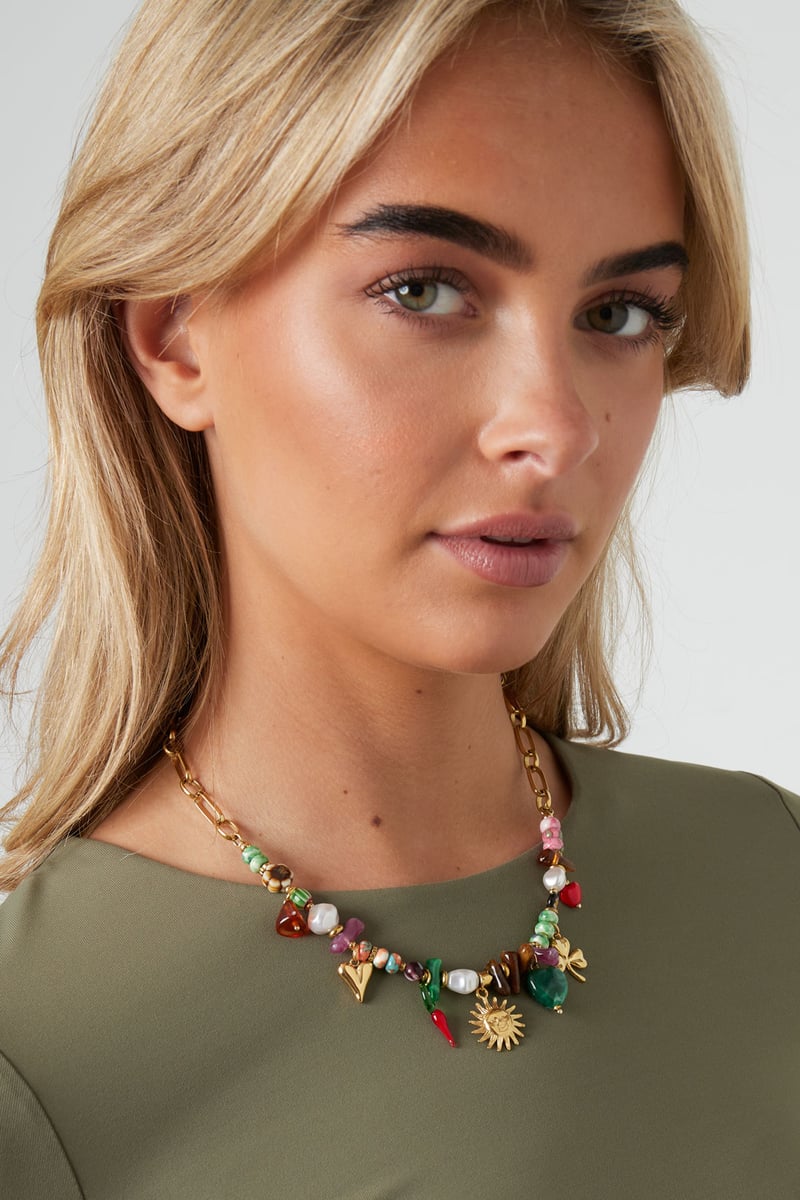 Kralenkettingen Ketting – Zon, Hart & Kralen
