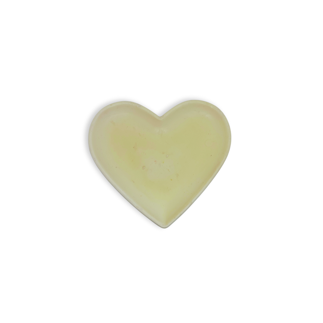 Jesmonite Hartvormig schaaltje pastel