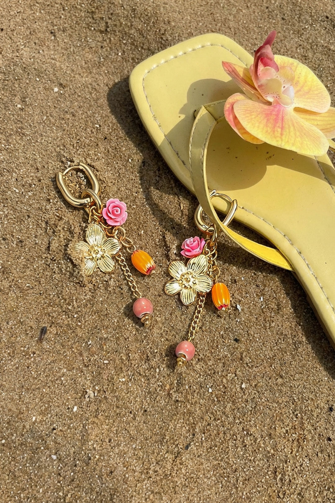 Oorbellen van roestvrij staal met bloemmotief, casual, dagelijks en romantisch, damessieraden