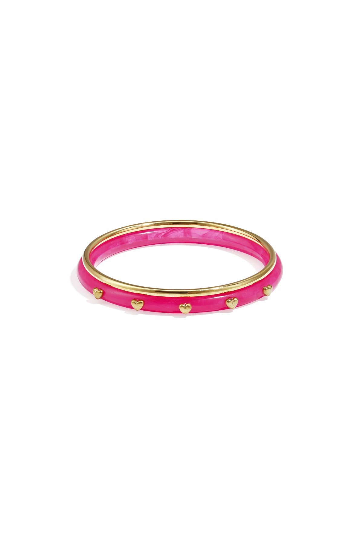 Bangle set met hartjesdetail