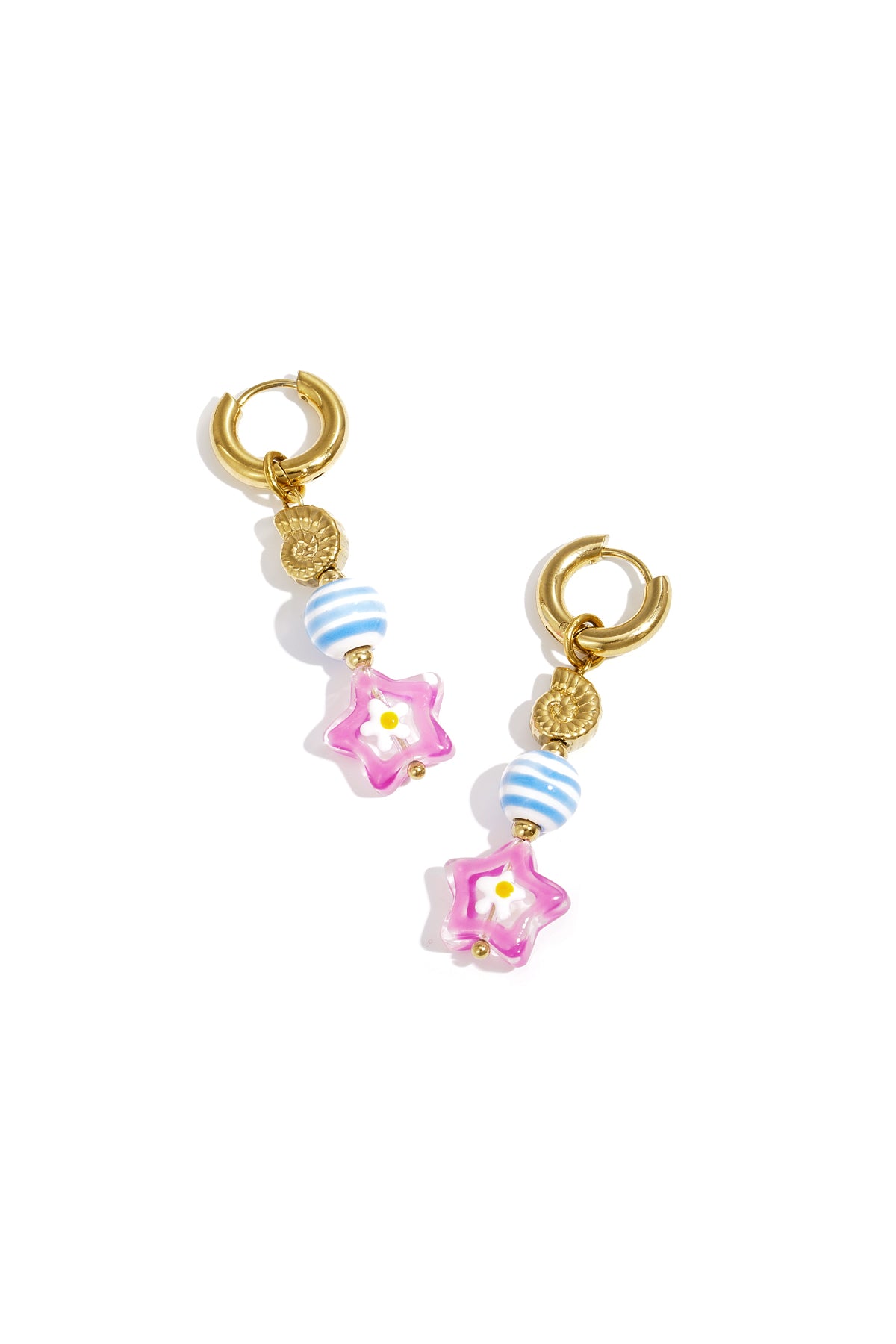 Oorbellen met visje van roestvrij staal, casual, dagelijks en romantisch, damessieraden