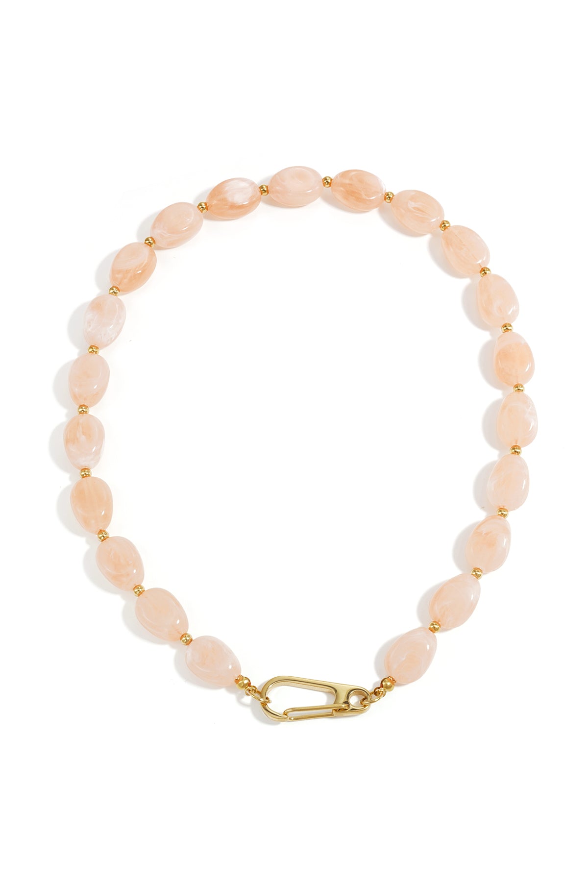 Ketting met kralen en frontsluiting design