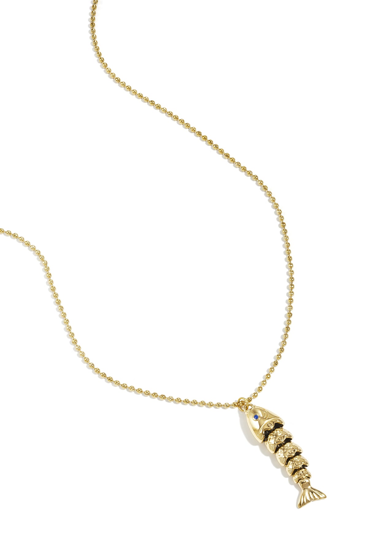 Ketting met bewegende vis charm