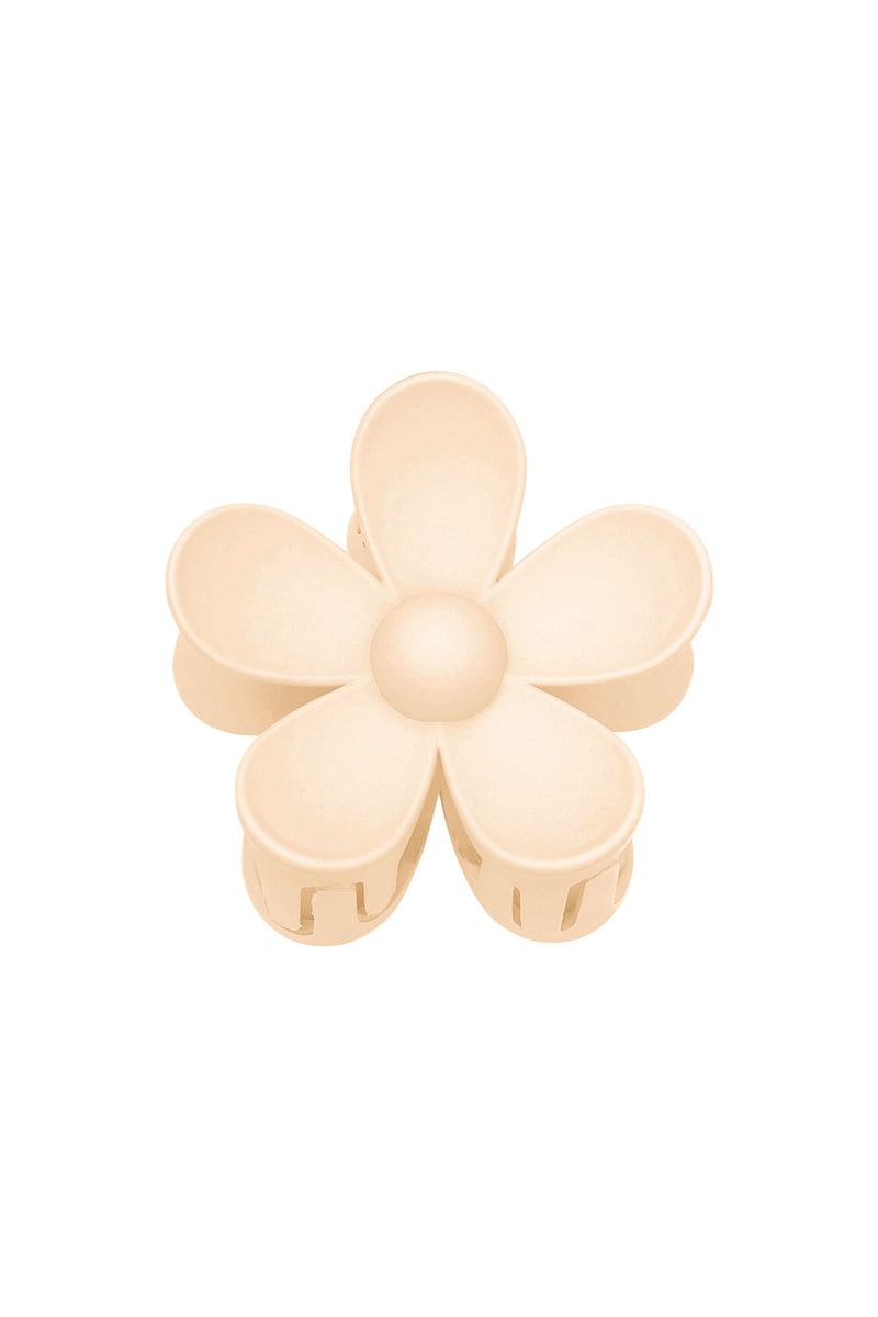 Effen kleur matte madeliefje bloem haarklem fuchsia Resin