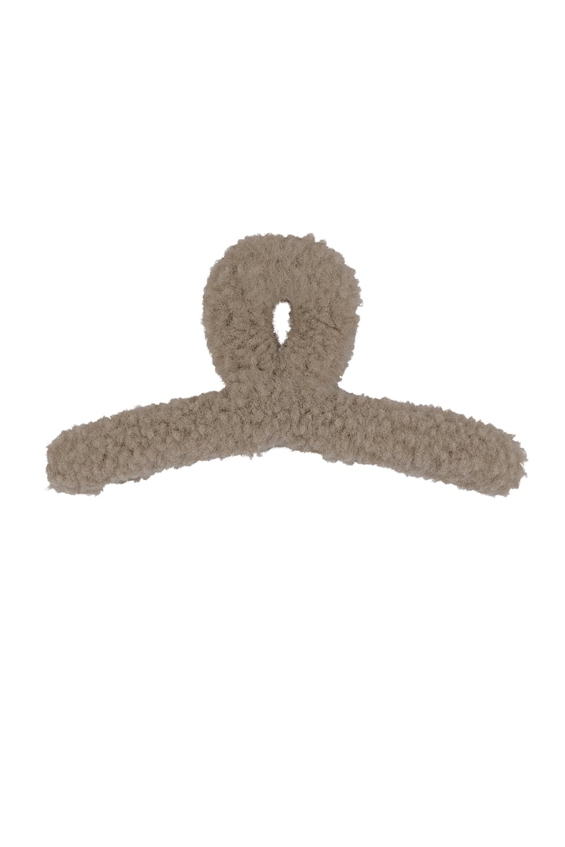 Fluffy teddy haarclip