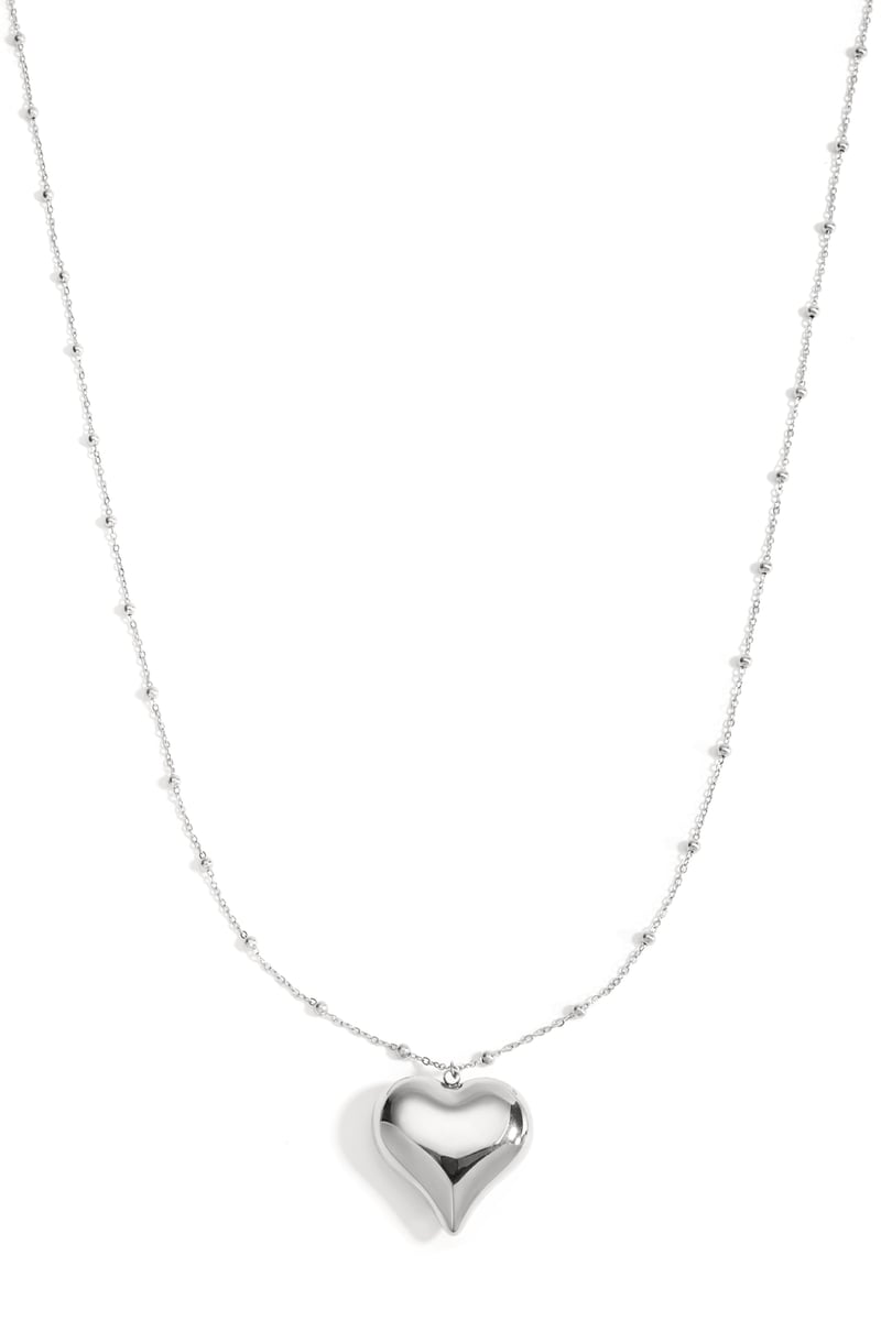 Stainless Steel Long Necklaces Heart Casual Daily Simple Series Women's jewelry