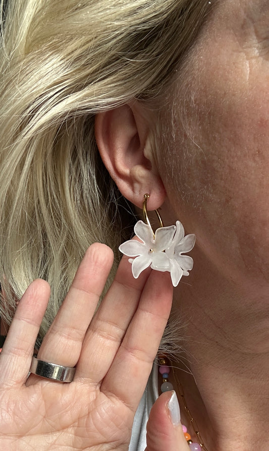 Oorbellen Frosted flowers