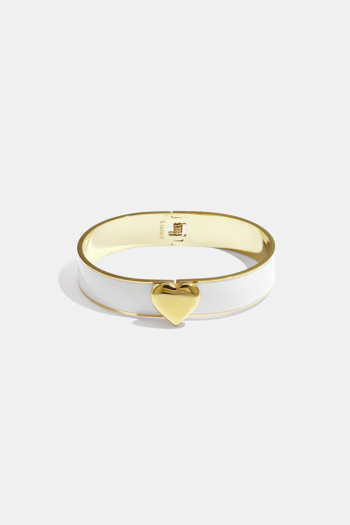 Kleurrijke hartvormige armbanden van roestvrij staal - 1,3 cm