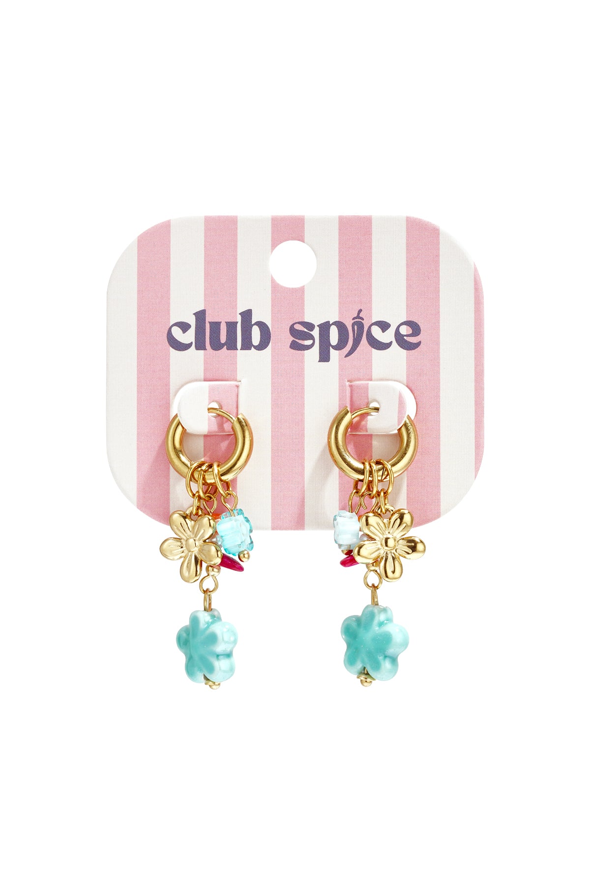 Roestvrijstalen hangende oorbellen met bloemmotief, casual, dagelijks en romantisch, dames sieraden