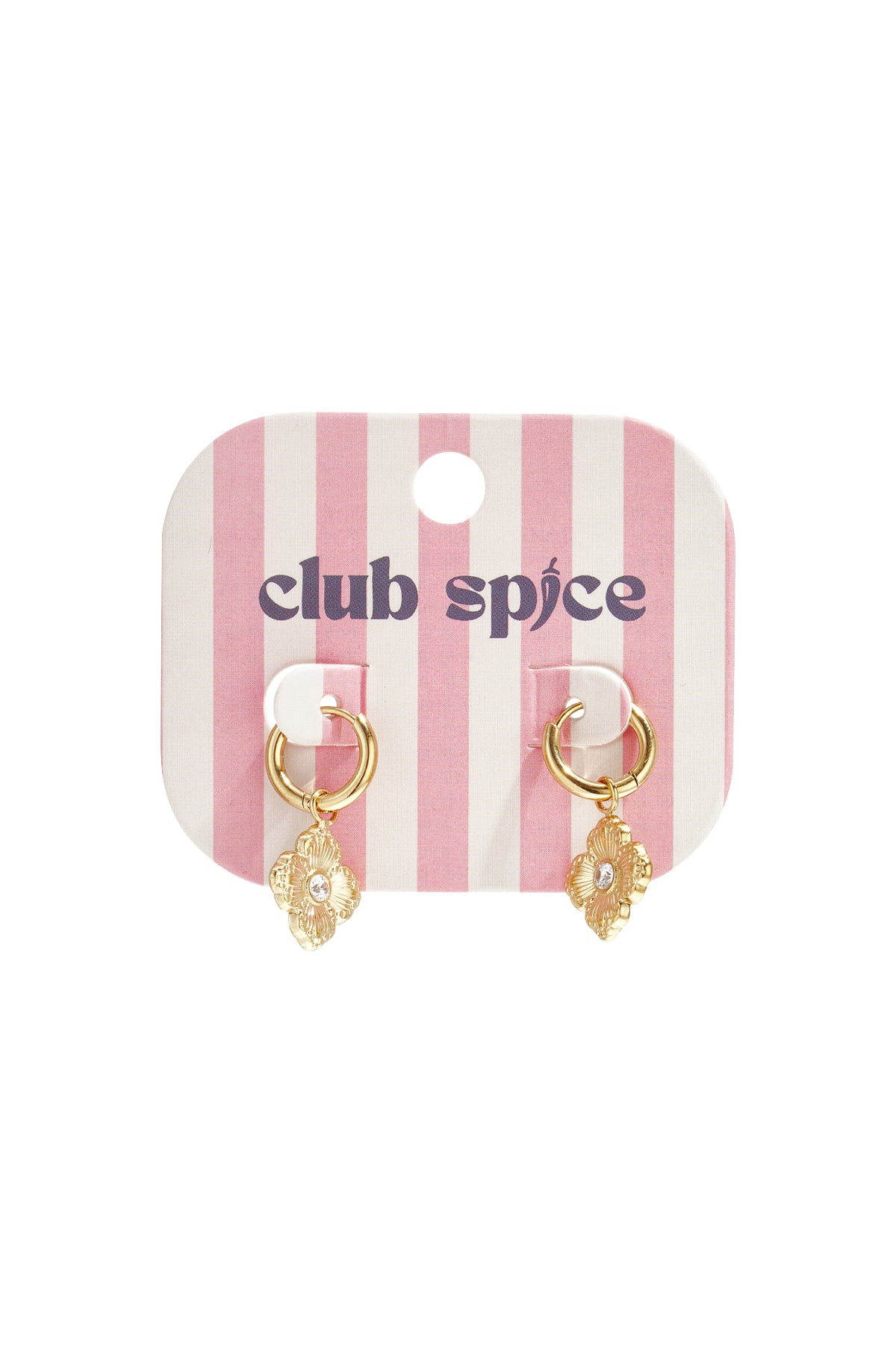 Roestvrijstalen hangende oorbellen met bloemmotief, eenvoudige, alledaagse en eenvoudige serie voor dames.